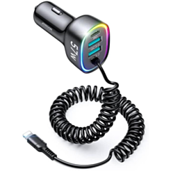 Joyroom Car Charger 56W PD 3 Lightning Cable / JR-CL20