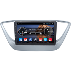 Android Car Monitor King Cool T18 3/32 GB DSP & Carplay for Hyundai Accent 2017-2020