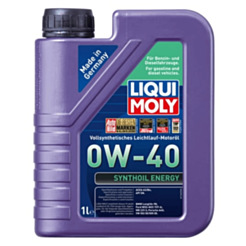 Mühərrik yağı Liqui Moly Synthoil Energy 0W-40 1922/1360