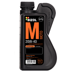 Моторное масло для мотоцикла Bizol Moto 20W-40 1 л