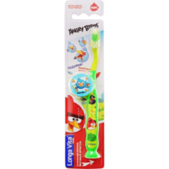 Uşaq diş fırçası Longa Vita Angry Birds 5+ AB-1 6934393806199 yaşıl