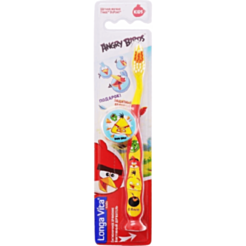 Uşaq diş fırçası Longa Vita Angry Birds 5+ AB-1 6934393806199 qırmızı