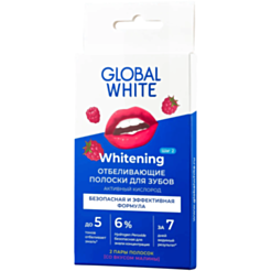 Global White diş ağardıcı zolaqlar Moruq