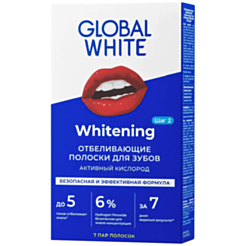 Global White diş ağardıcı zolaqlar  