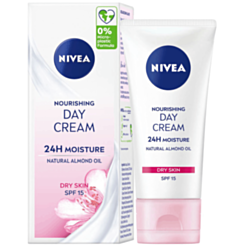 Üz kremi Nivea Badam yağlı SPF 15+ 50 ML 4006000022192