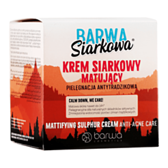 Üz kremi Barwa Sulphur Anti Akne 50 GR 5902305003968