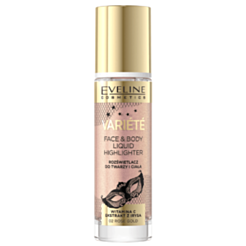 Haylayter üz və bədən üçün  Eveline Variete Liquid Rose Gold 02  5903416043409