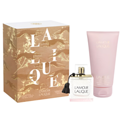 Qadın parfüm dəsti Lalique LQ Xmas 2023 L'Amour 100 ml +BL 150 ml 7640171195209