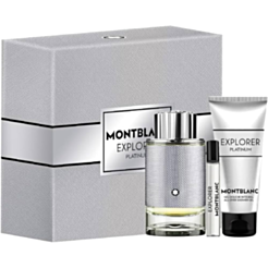 Kişi parfümu Montblanc Explorer Platinum EDP 100 ml + Gel Douche 7.5 ml 3386460139199