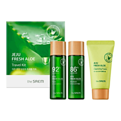 Набор для лица The Saem Jeju Fresh Travel Kit Алоэ 8806164180358