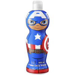 Детский шампунь-гель для душа Air-Val disney capitan america 400 ml 8411114090535