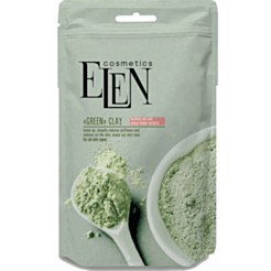 Üz maskası Elen Cosmetics Green Clay 40 qr 4820185225359