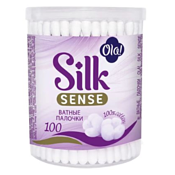 Ватные палочки Ola! Silk Sense 100шт 4670016720344