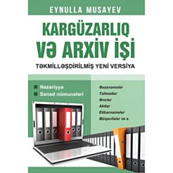 Kitab "Kargüzarlıq və arxiv işi"