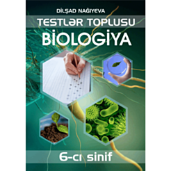 Книга "Biologiya testlər 6-cı sinif"