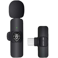 Blogger Microphone Green Lion Solo WL 3 Plugs GNSOLOWMICBK