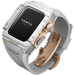 Vertu Watch H1 Stainless Steel RG White Rubber (SW-WD-004-02-HW)