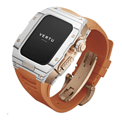  Vertu Watch H1 Stainless Steel WG Orange Rubber SW-WG-004-02-HW