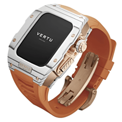 Vertu Watch H1 Stainless Steel WG Orange Rubber SW-WG-004-02-HW