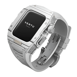 Vertu Watch H1 Stainless Steel WG White Rubber SW-WD-004-01-HW