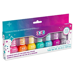 Make it Real Rainbow days of the week nail polish 10007MR 638241100076