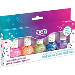 Make it Real Confetti nail polish 5PK 10012MR 638241100120