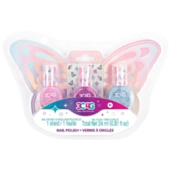 Make it Real Butterfly nail polish trio 10043MR 638241100434