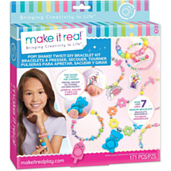 Набор для творчества Make it Real Pop! Shake! Twisty! Diy Bracelet Kit 1328MR / 695929013288