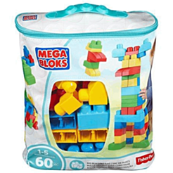 Mega Bloks Big Bldg Bag 60pc Clsc 65541084162