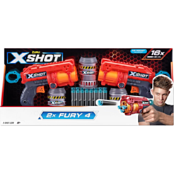 Zuru 2022-S002-X-Shot-Excel-Fury 4 2PK 193052040336