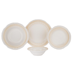 Serviz dəsti Schafer Nostalgia Dinnerware 24 parça Krem 8699131799161 