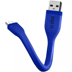 Cable SBS Micro USB 12CM - TECABLEMICROSHFLATB    