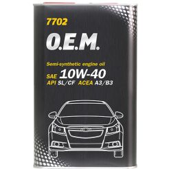 Mannol 7702 O.E.M. For Chevrolet-Opel SAE 10W-40 1Л Металл