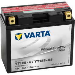 Varta 12 AH YTX14-BS Powersports AGM (Clarios)