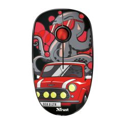 Mouse Trust Sketch Silent Wireless Red