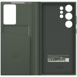 Qoruyucu örtük Samsung S23 Ultra Smart View Wallet Case Khaki EF-ZS918CGEGRU 