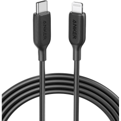 Anker USB-C to Ligthning Cable1m black/ A8833H11
