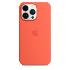 iPhone 13 Pro silicone case with MagSafe - Nectarine / MN683ZM/A