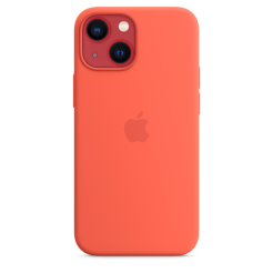 Qoruyucu örtük iPhone 13 Mini Silicone With MagSafe - Nectarine / MN603ZM/A