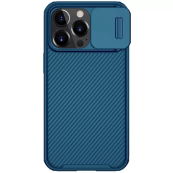 Qoruyucu örtük Nillkin iPhone 13 Pro CamShield Blue - 3158