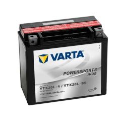 Varta 18 Ah YTX20L- BS Powersports AGM