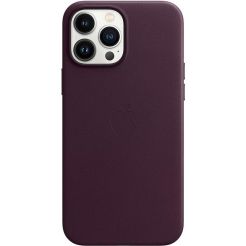 Чехол iPhone 13 Pro Max Leather With MagSafe - Cherry MM1M3ZM/A