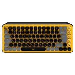 Klaviatura Logitech POP Keys Wireless Mechanical - Blast Yellow