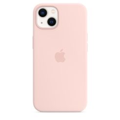 iPhone 13 Silicone Case with MagSafe  Chalk Pink