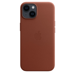 Чехол iPhone 14 Leather With MagSafe-Umber MPP73ZM/A