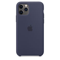 Qoruyucu örtük iPhone 11 Pro Silicone-Midnight Blue