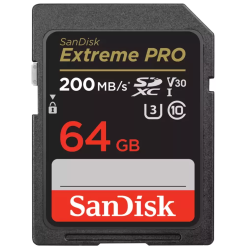 SD SanDisk Extreme Pro 64GB 200MB/s