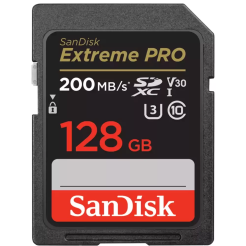 SD SanDisk Extreme Pro 128GB 200MB/s
