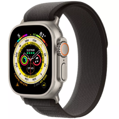 Apple Watch Ultra 49 мм Titanium Case W/Black /Grey Trail Loop S/M / MQFW3RB/A 