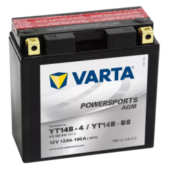 Varta  12 AH YTX14-BS Powersports AGM
